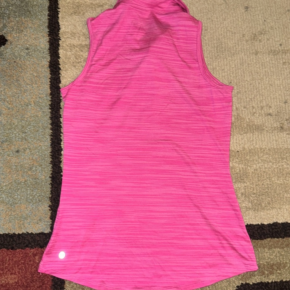 NWT Women's Adidas Spacedye Sleeveless Golf Polo - Picture 4 of 7